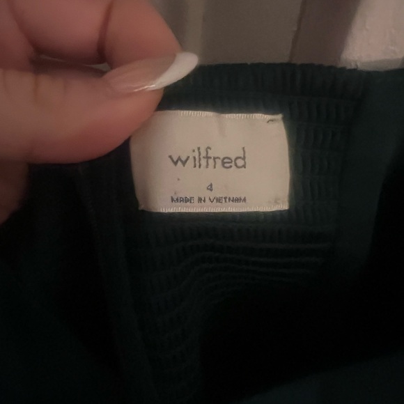 Green Wilfred Masquerade Dress, size 4, sold out! Wedding guest / fall dress - Picture 8 of 13